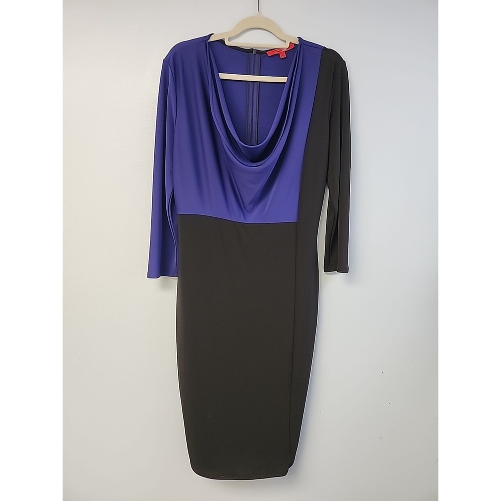 NARCISO RODRIGUEZ for Design Nation Colorblock Bodycon Sz L Colorblock dress‎